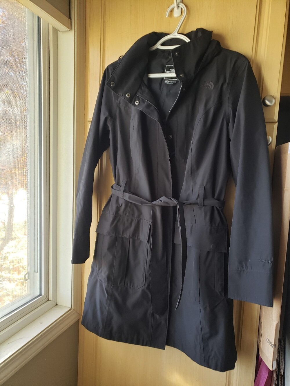 The North Face Women's Black Waterproof Trench Coat